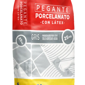 Pegante porcelánico gris x25KG